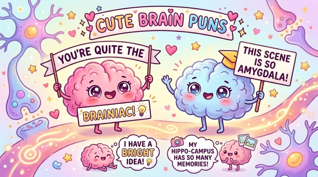 Cute Brain Puns 