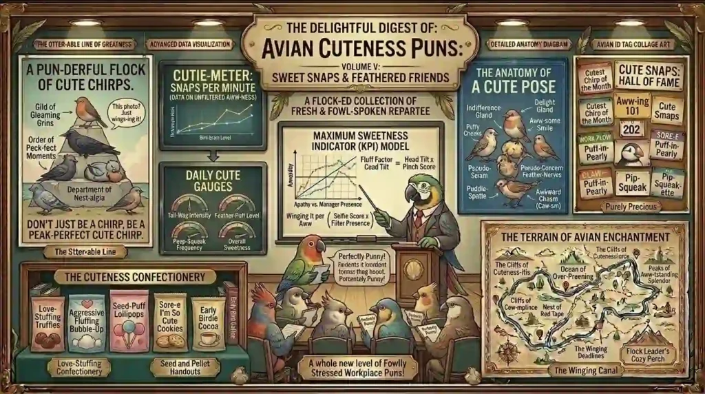 Cute Bird Puns for Your Sweetest Snaps