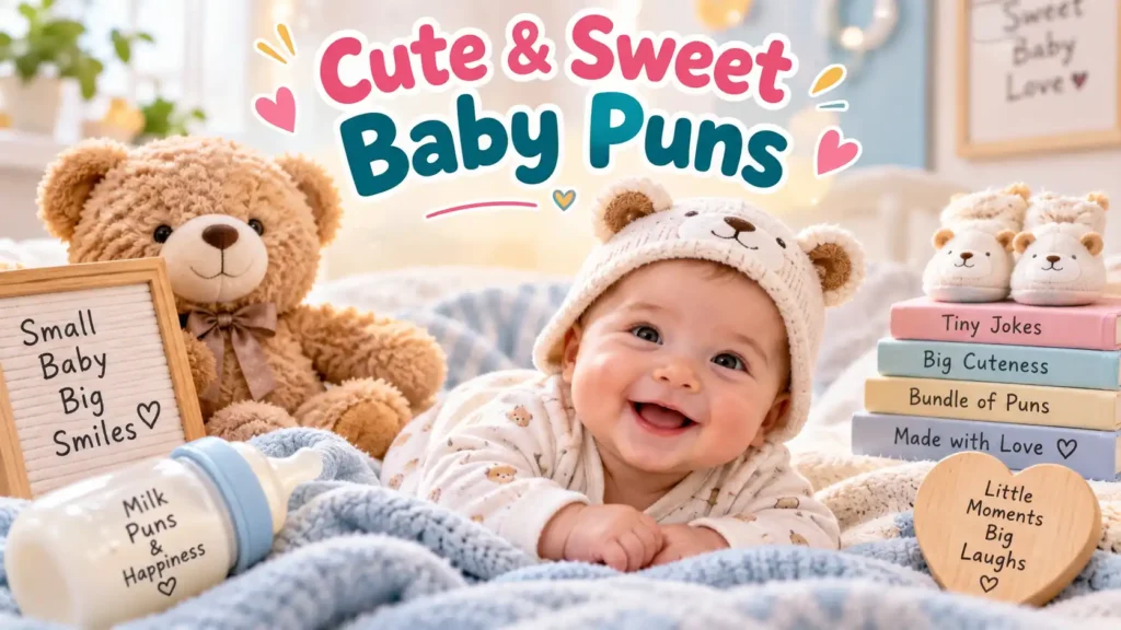 Cute & Sweet Baby Puns