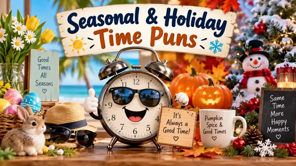  Seasonal & Holiday Time Puns