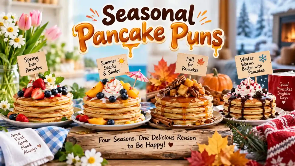 Seasonal Pancake Puns