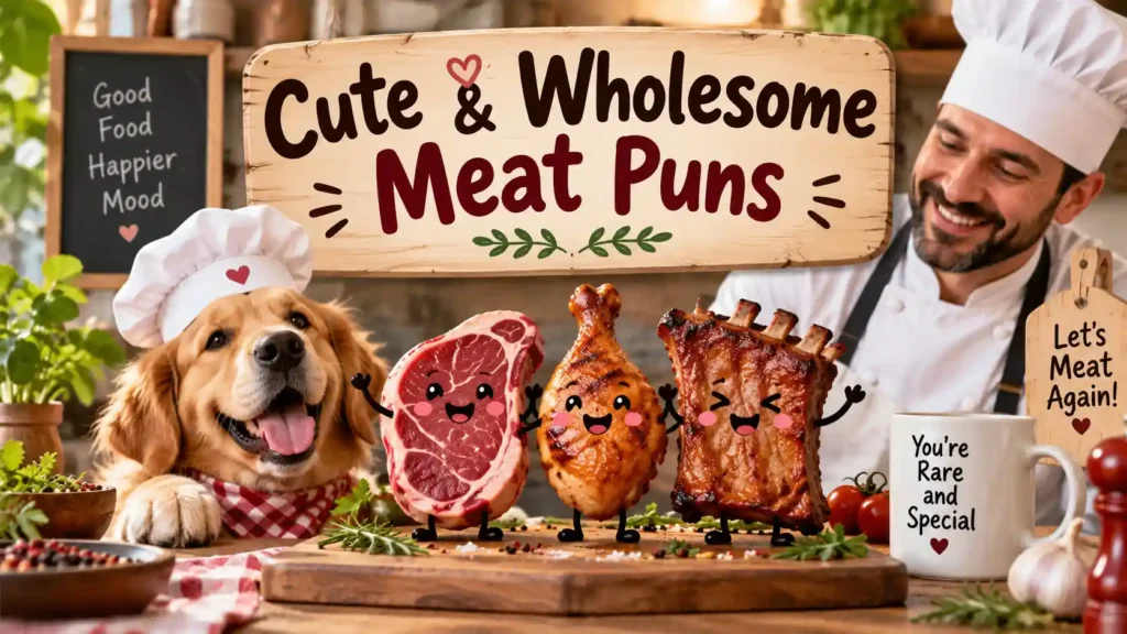 Cute & Wholesome Meat Puns