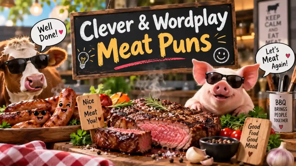Clever & Wordplay Meat Puns
