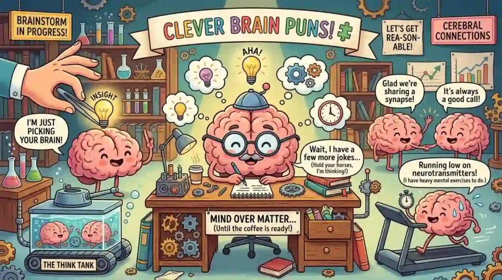 Clever Brain Puns