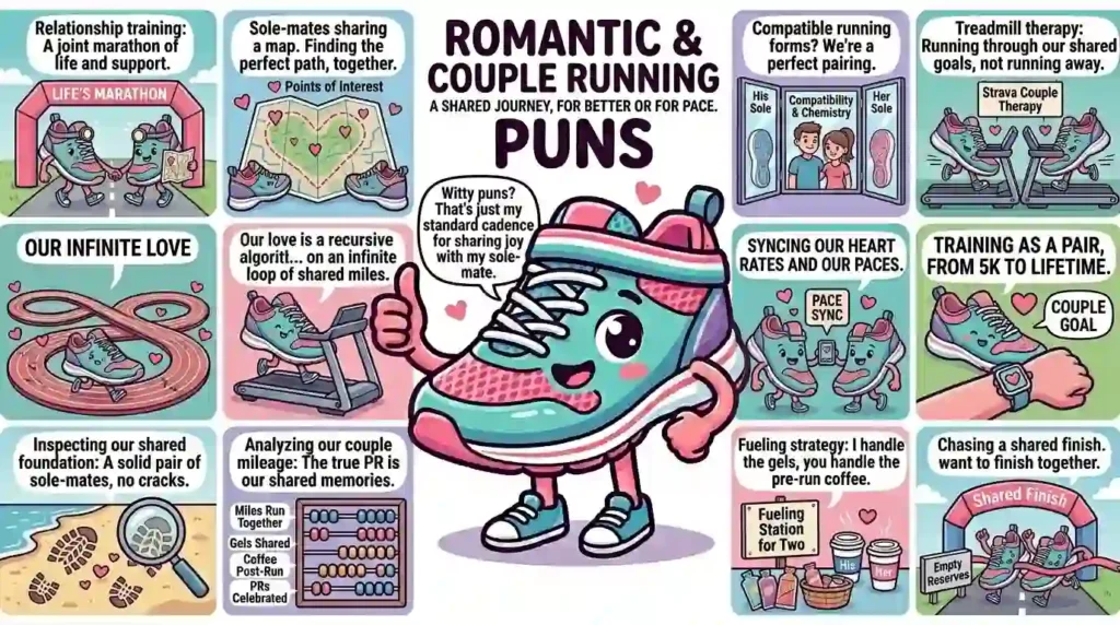 Romantic & Couple Running Puns
