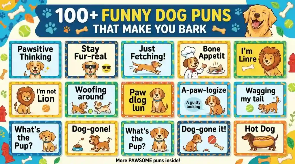 funny dog puns