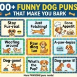funny dog puns