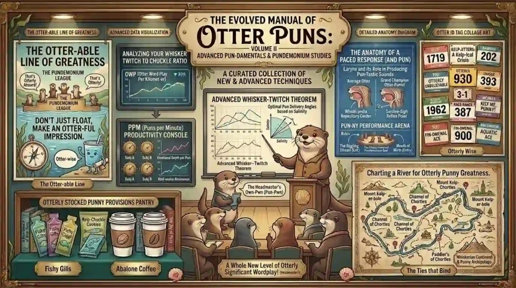 Cute & Wholesome Otter Puns