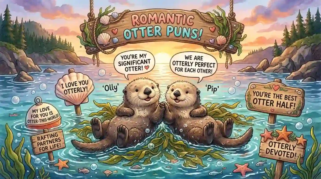 Romantic Otter Puns
