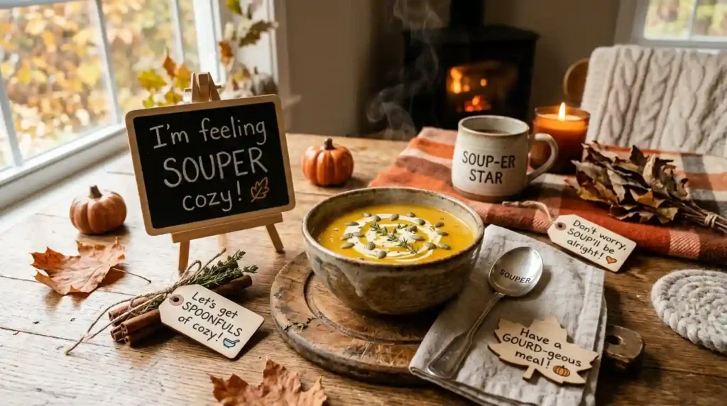 Seasonal & Cozy Soup Puns