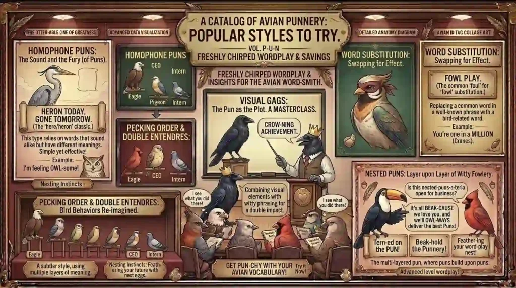Popular Bird Pun Styles to Try