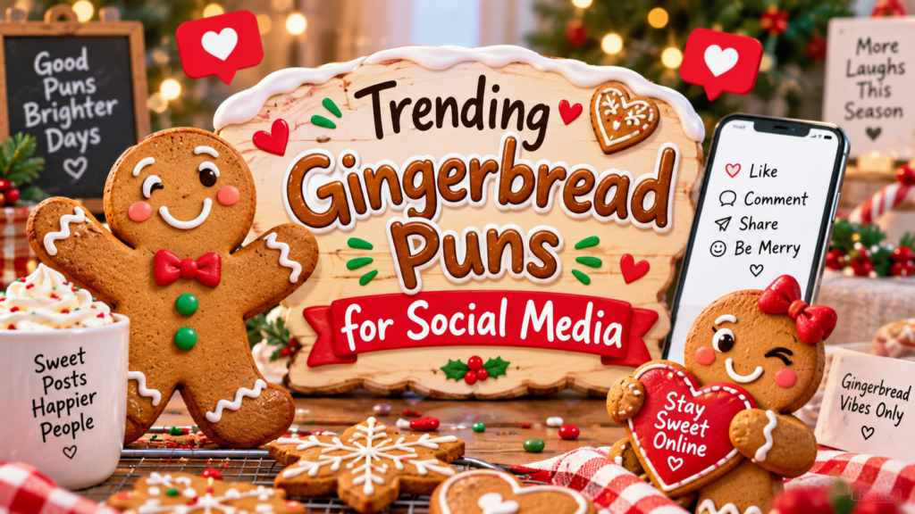 Trending Gingerbread Puns for Social Media