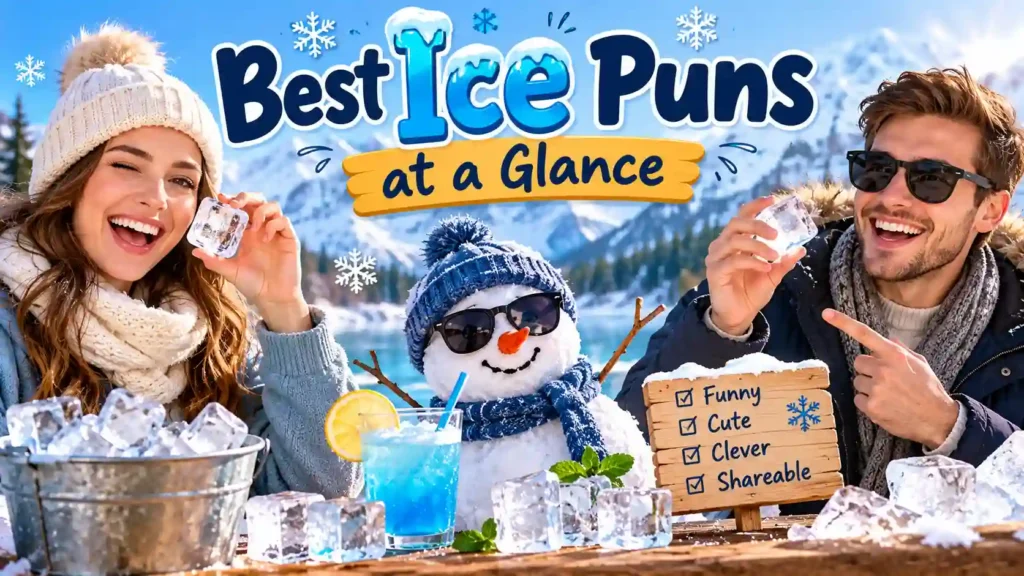 Best Ice Puns at a Glance