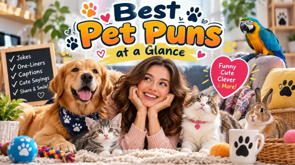 Best Pet Puns at a Glance