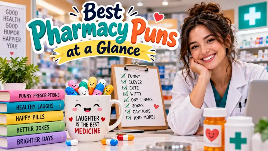 Best Pharmacy Puns at a Glance