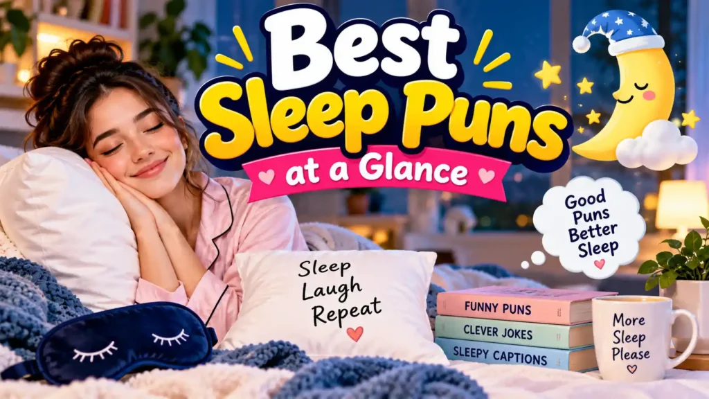Best Sleep Puns at a Glance