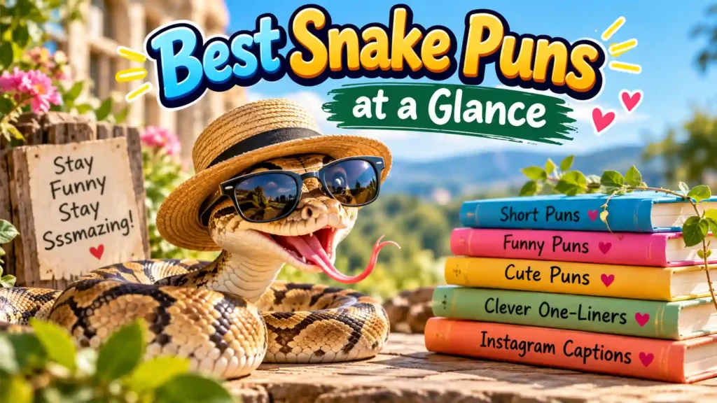 Best Snake Puns at a Glance