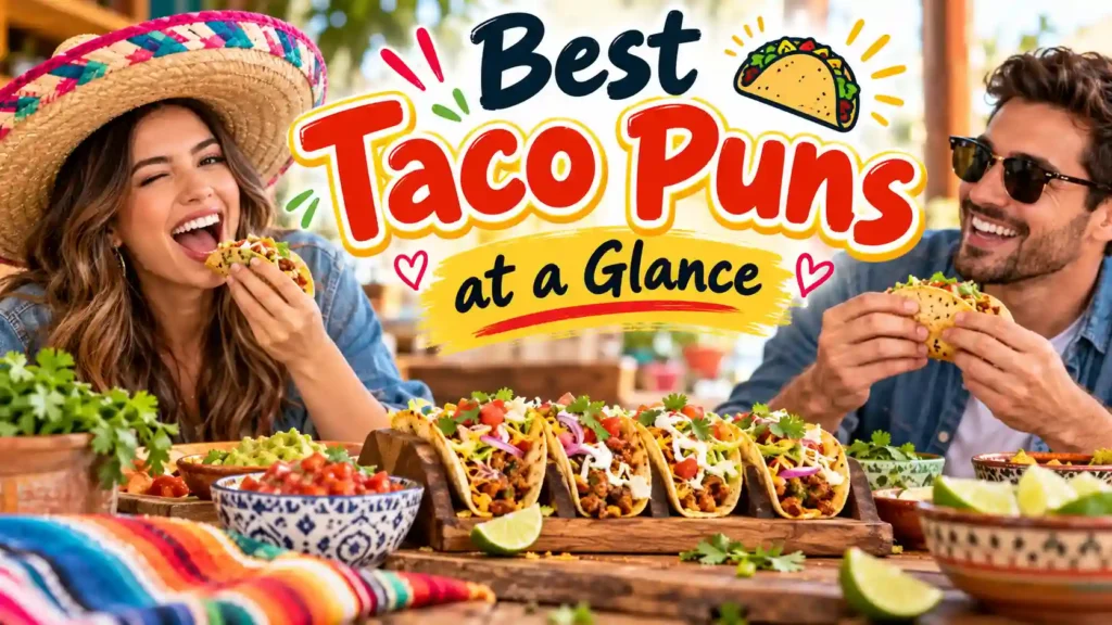 Best Taco Puns at a Glance