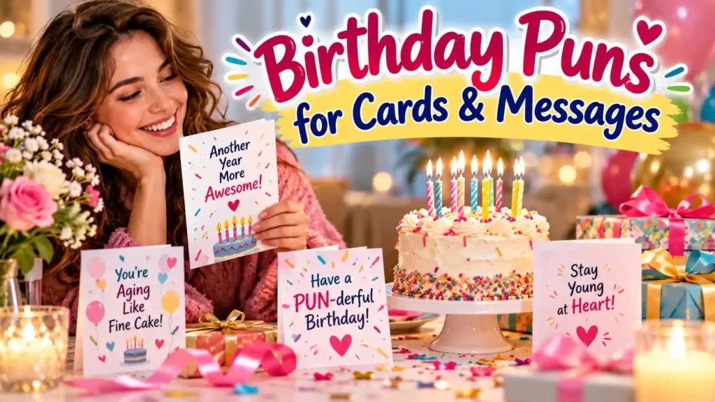  Birthday Puns for Cards & Messages