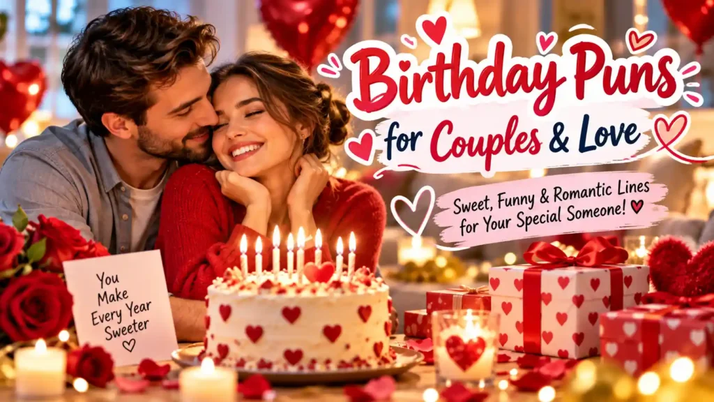 Birthday Puns for Couples & Love