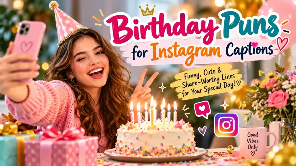 Birthday Puns for Instagram Captions