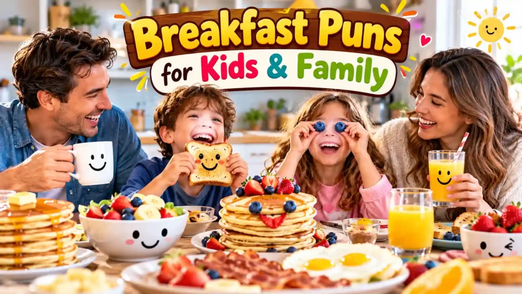 Breakfast Puns for Kids & Family