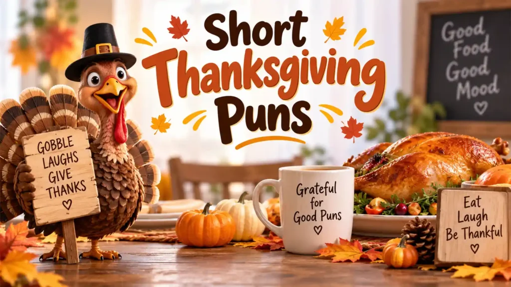 Short Thanksgiving Puns