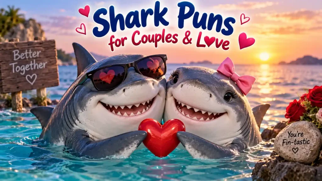 Shark Puns for Couples & Love