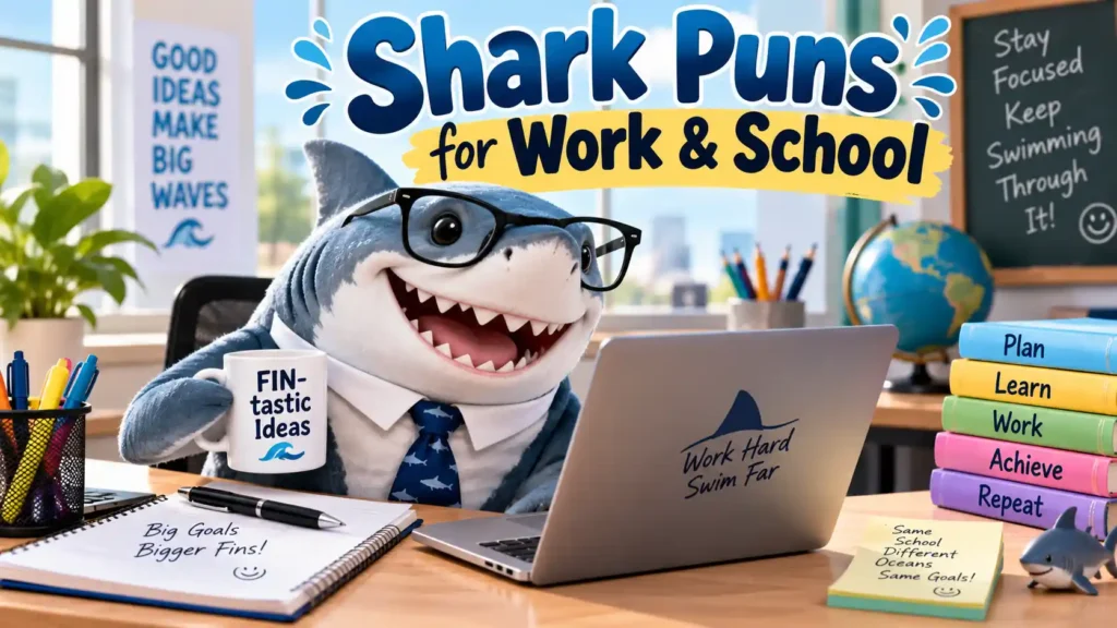  Shark Puns for Work & School