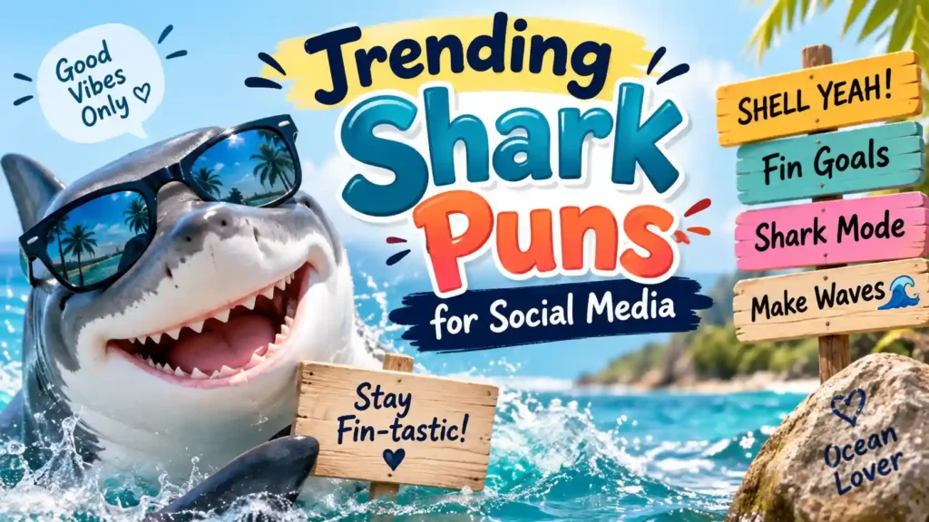 Trending Shark Puns for Social Media