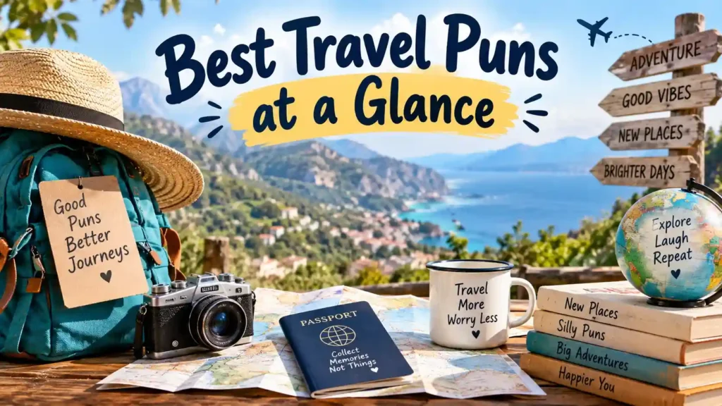 Best Travel Puns at a Glance