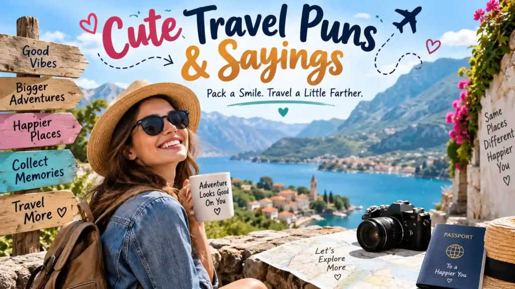 Cute Travel Puns & Sayings