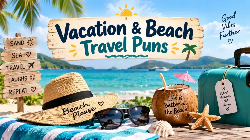 Vacation & Beach Travel Puns