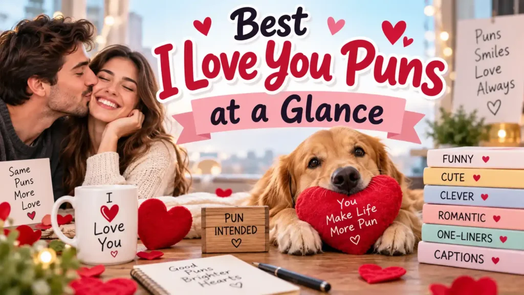 Best I Love You Puns at a Glance