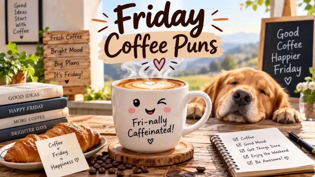  Friday Coffee Puns