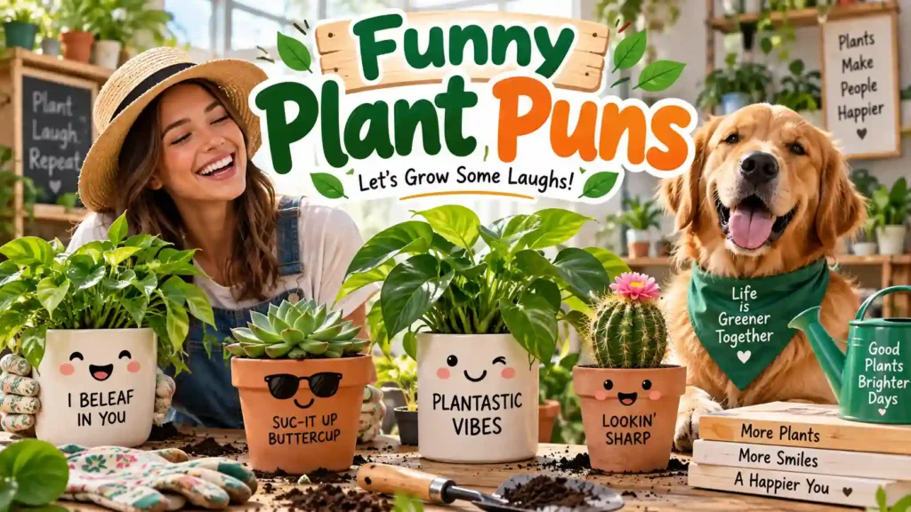  Funny Plant Puns