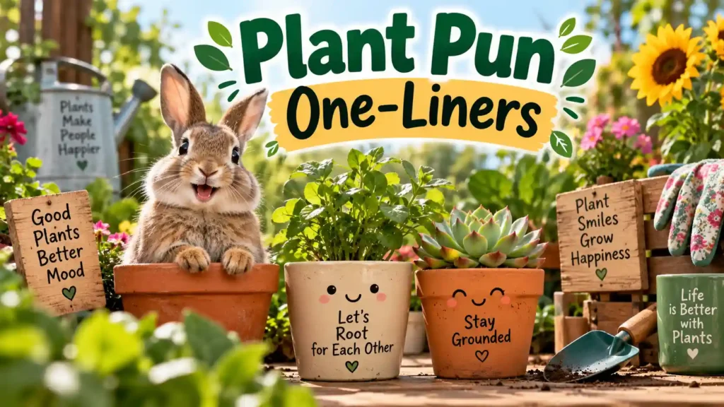 Plant Pun One-Liners