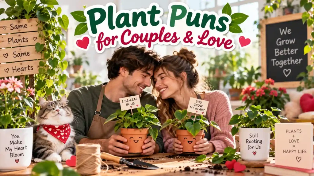 Plant Puns for Couples & Love