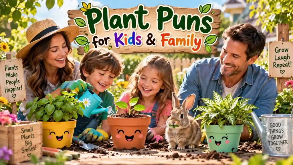  Plant Puns for Kids & Family