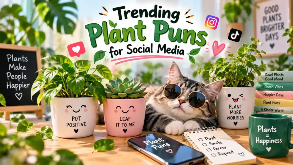 Trending Plant Puns for Social Media