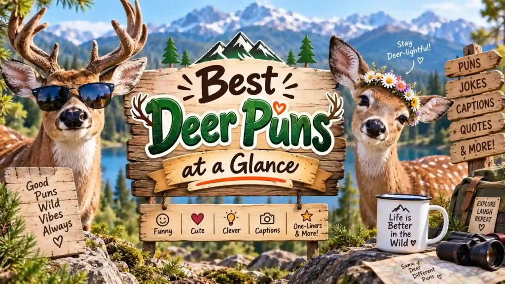 Best Deer Puns at a Glance