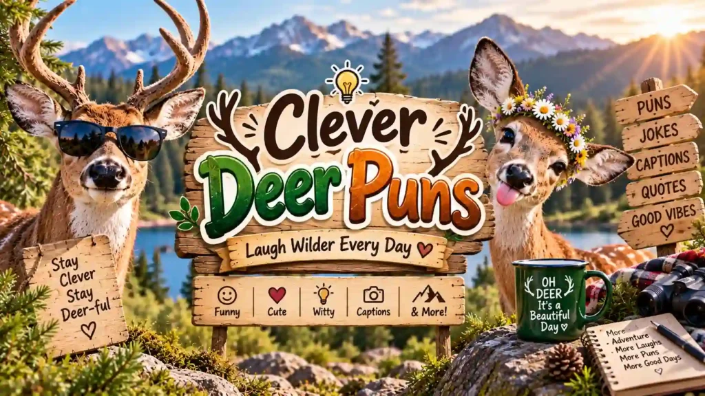 Clever Deer Puns