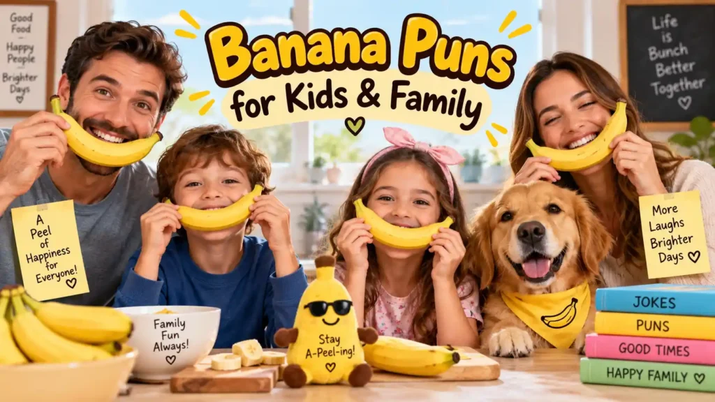 Banana Puns for Kids & Family
