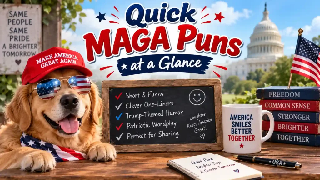 Quick MAGA Puns at a Glance