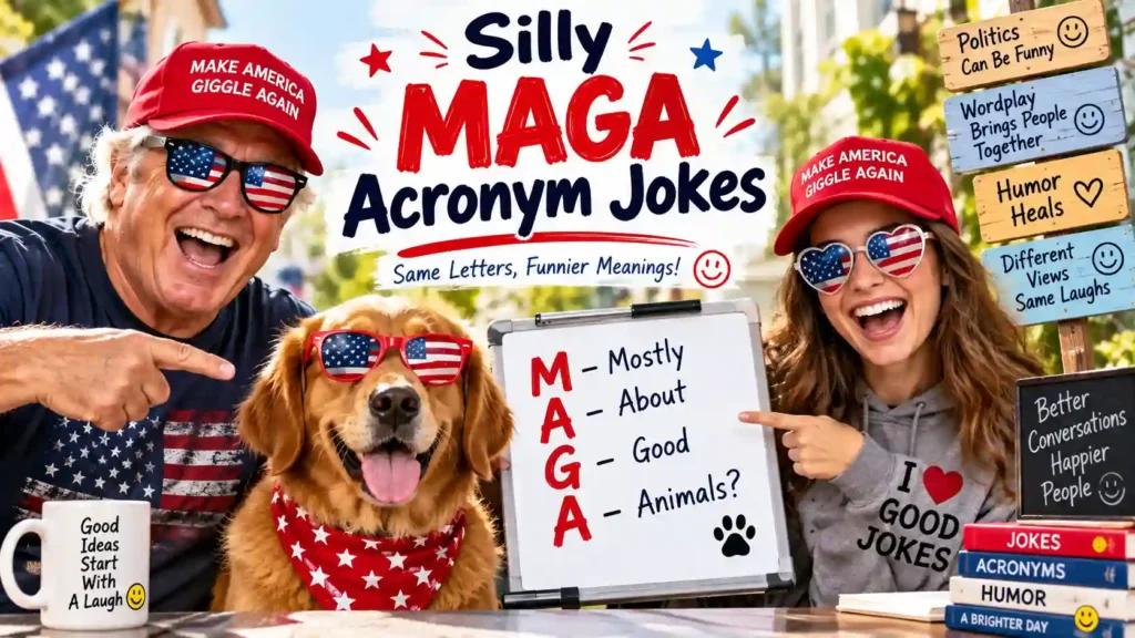 Silly MAGA Acronym Jokes