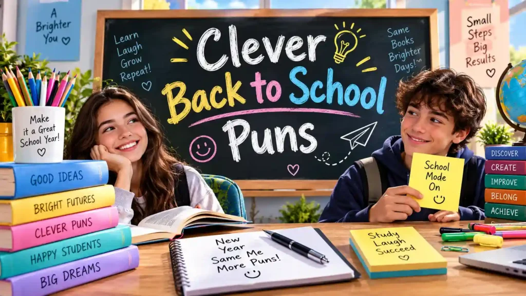Clever Back to School Puns
