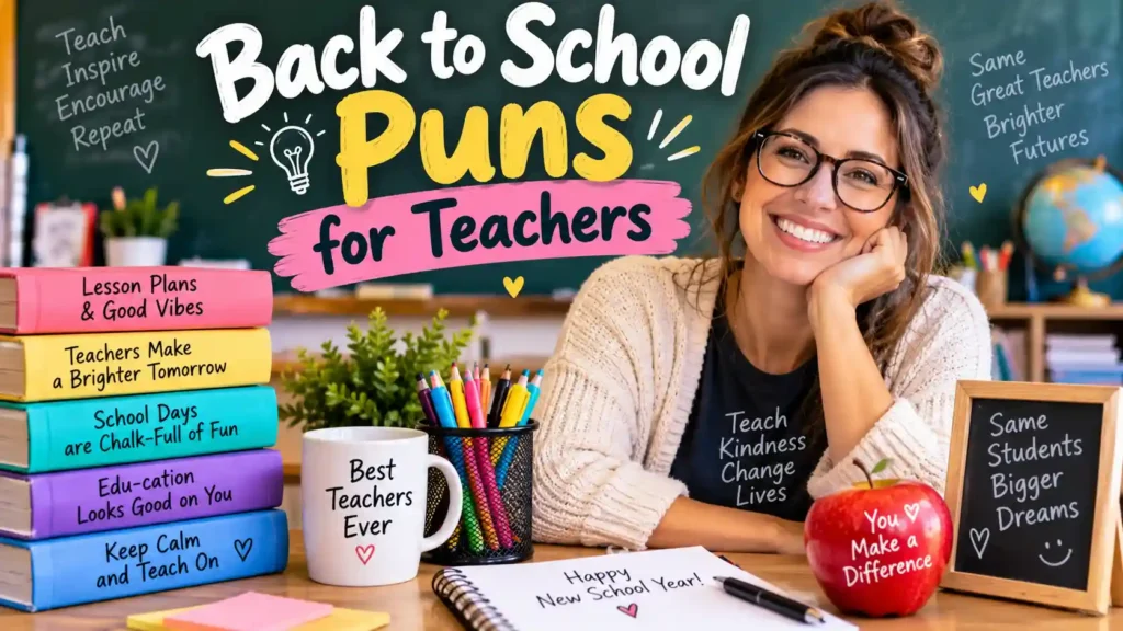 Back to School Puns for Teachers