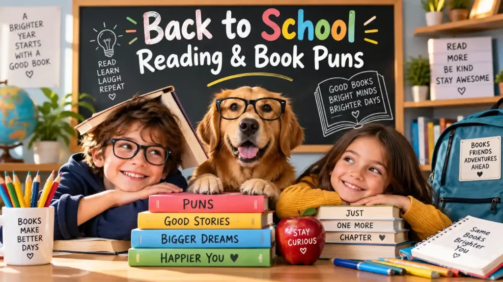 Back to School Reading & Book Puns