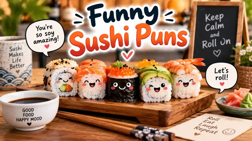 Funny Sushi Puns