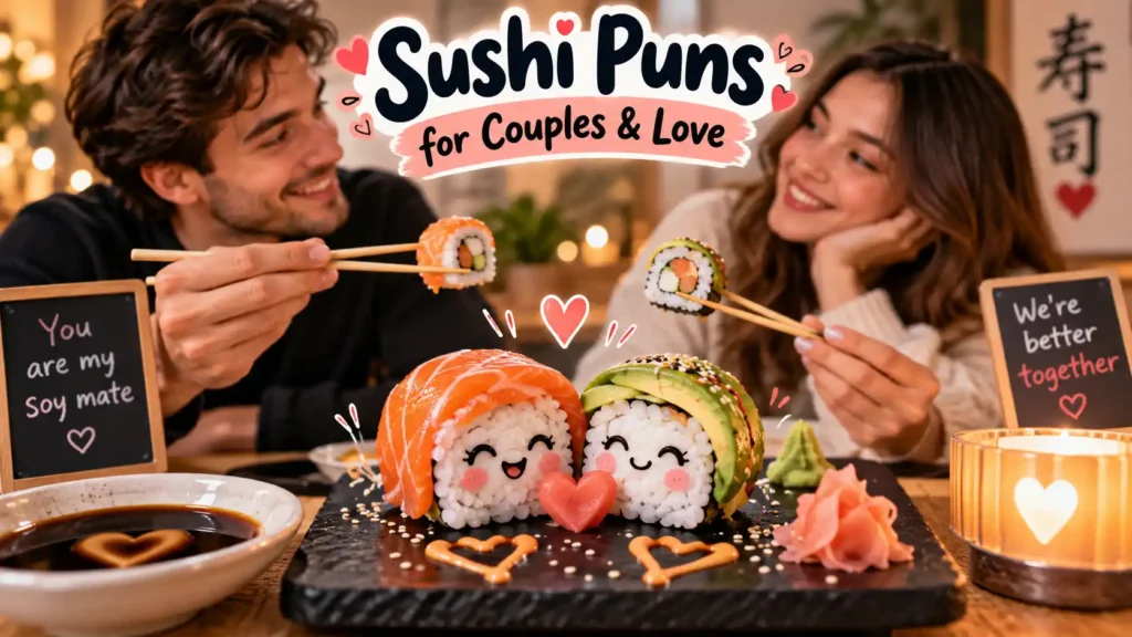 Sushi Puns for Couples & Love